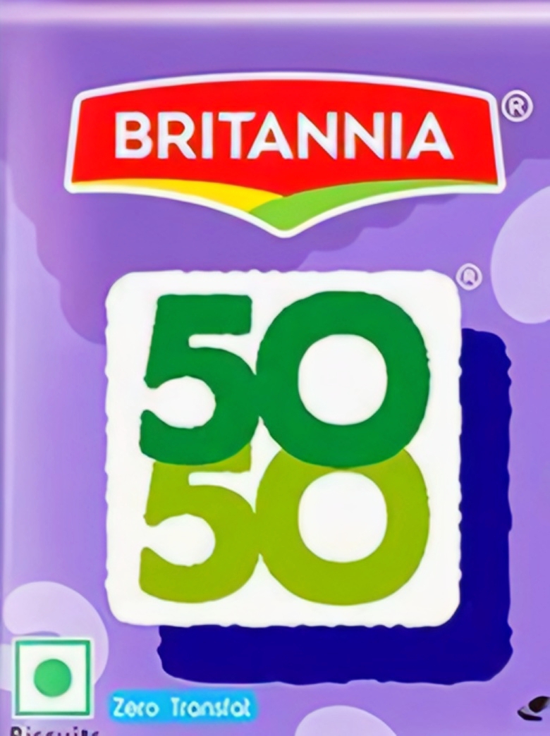 Britannia 50 50 Golmal Biscuits