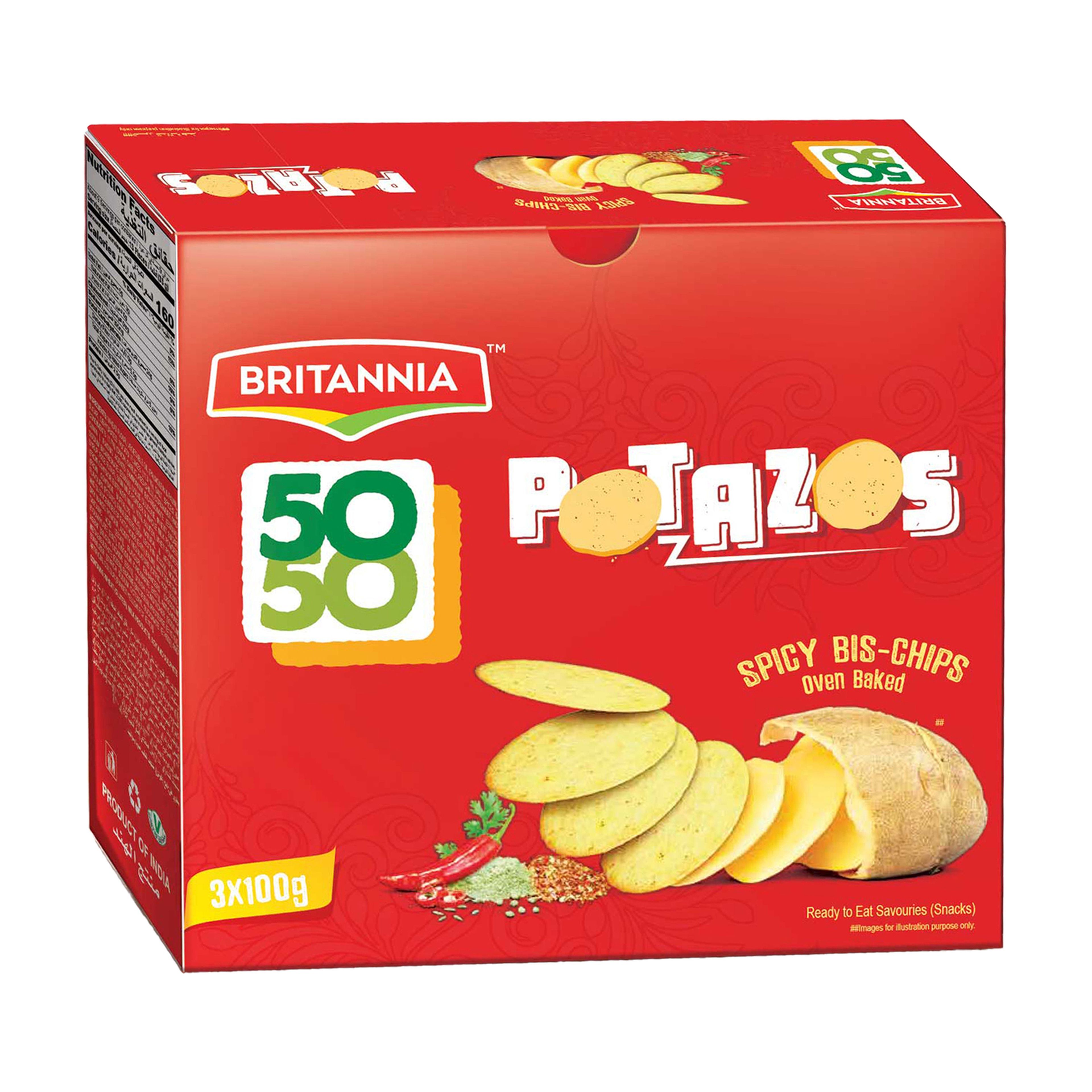 Britannia 50 50 Potazos